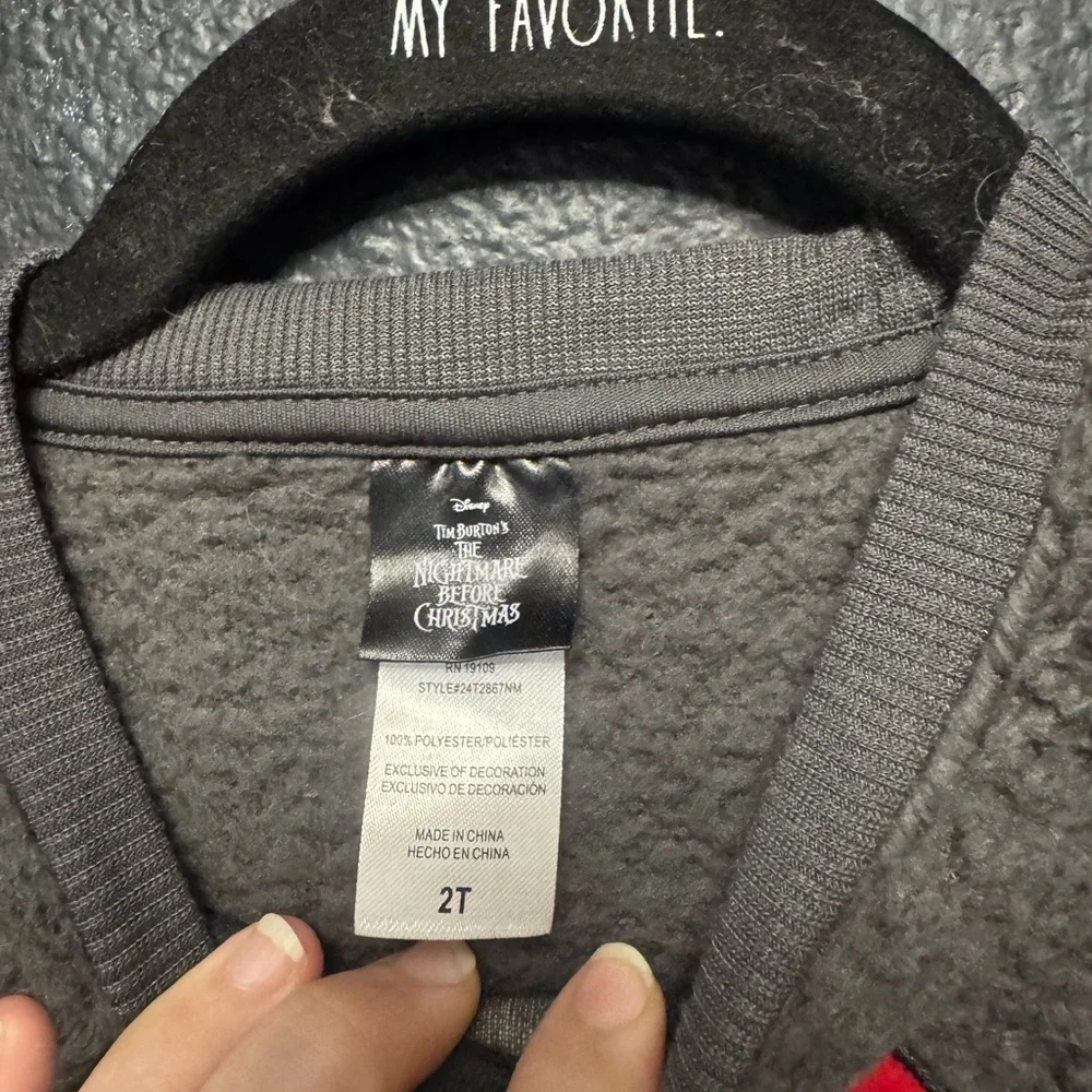 Disney Gray Sweater - The Nightmare Before Christmas Size 2T